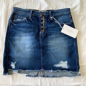 Flying monkey jean shorts